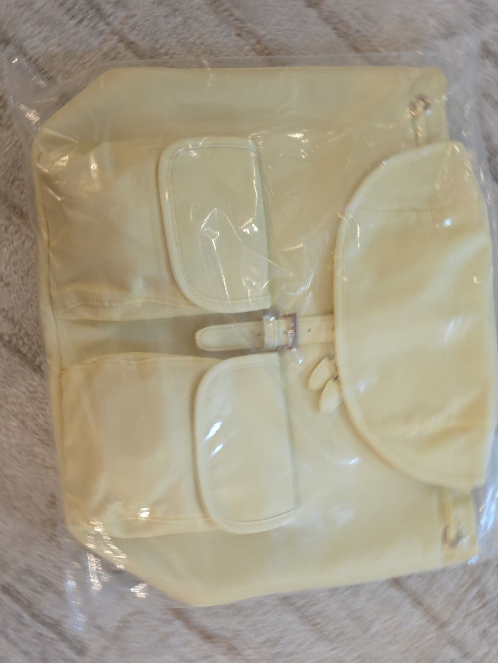 Year of Ours, Cream YELLOW Backpack
